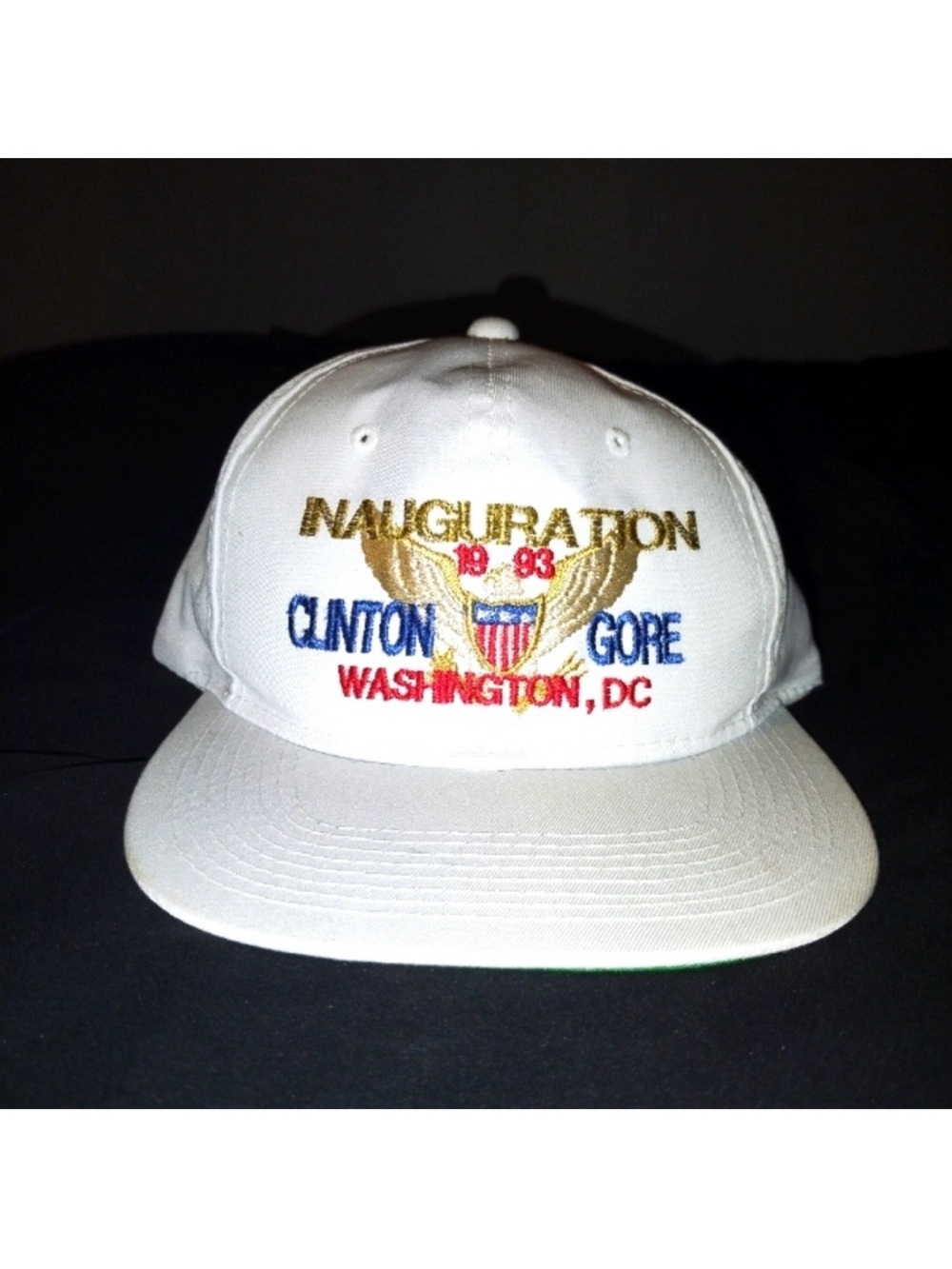 Vintage Cap 1993 Clinton Gore President Inauguration Washington DC Snapback Hat